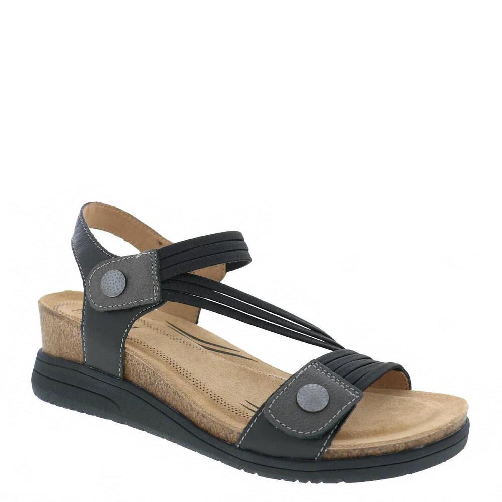 NEW BIZA women's saint sandal in black